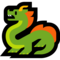 Dragon emoji on Microsoft